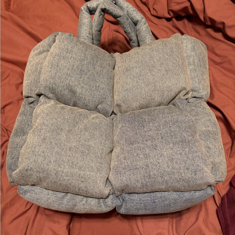 Good American Denim Puffer Tote